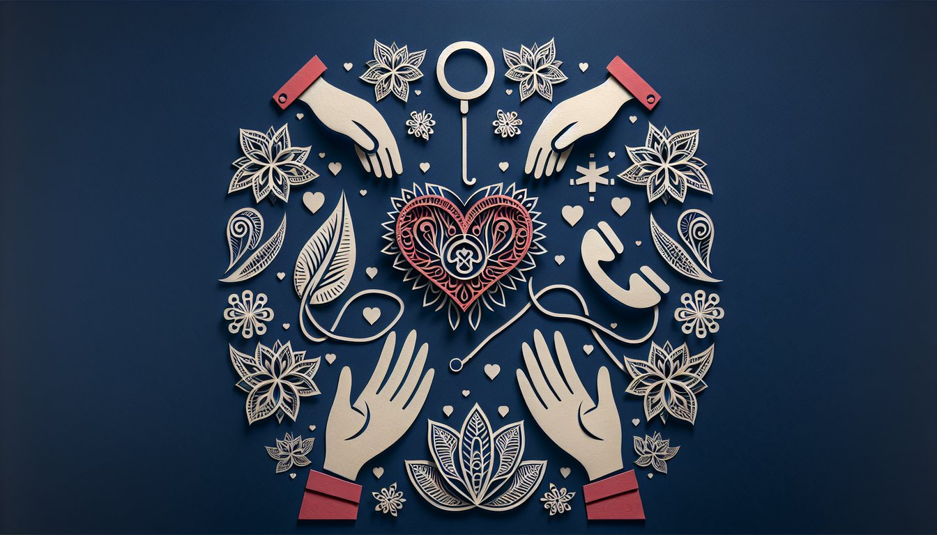 3D voxel art illustrating Counseling Techniques for Health Professionals course