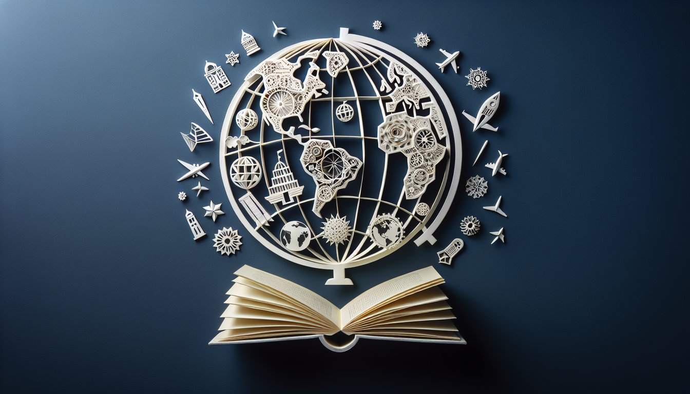 3D voxel art showcasing the concept of Global Studies Seminar Abroad course