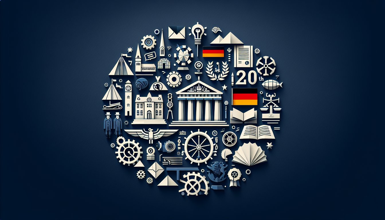 3D voxel art representing 20thC German Studies course material