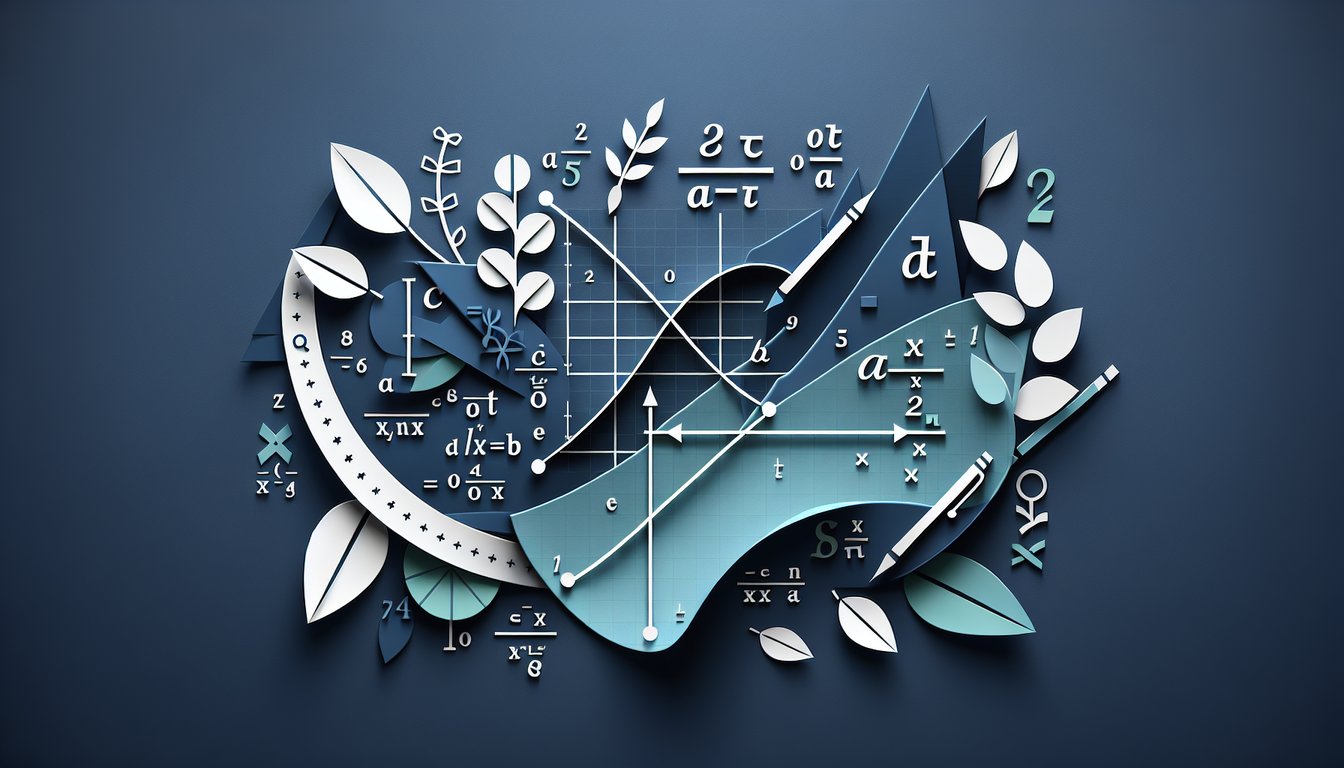 Paper art promoting The Slope-Intercept Showdown quiz for high school algebra students.