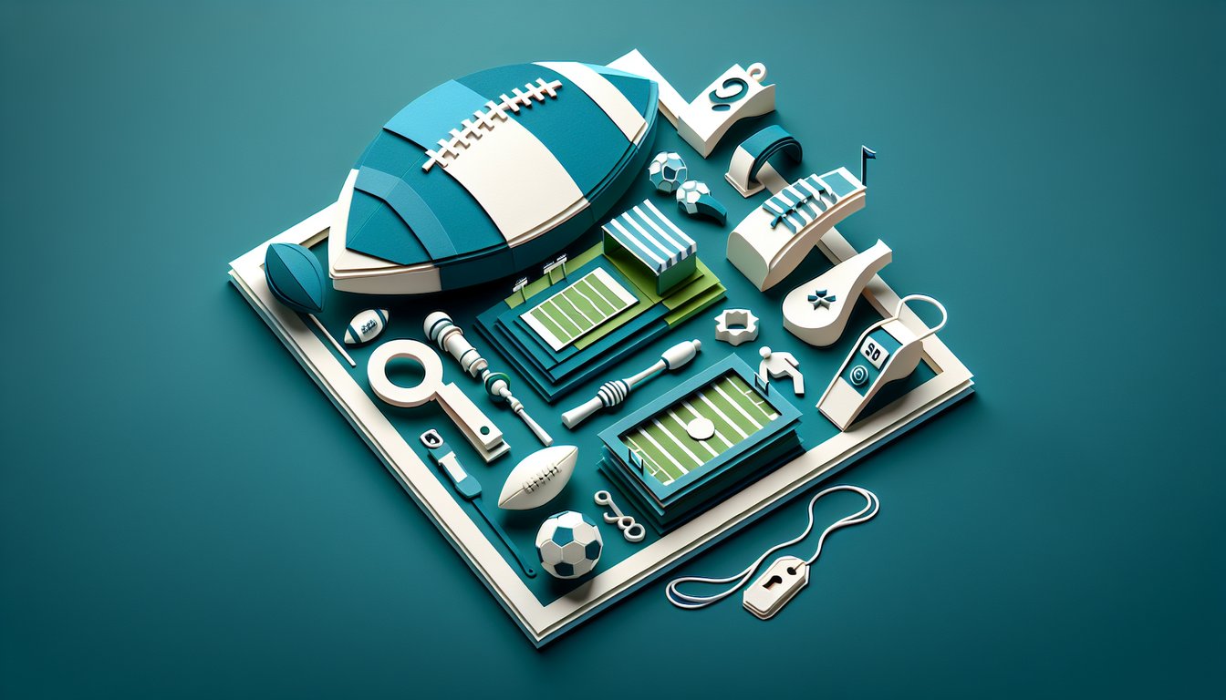 Paper art illustration featuring Magomed Ozdoyev quiz on teal background with football, stats and fandom challenge