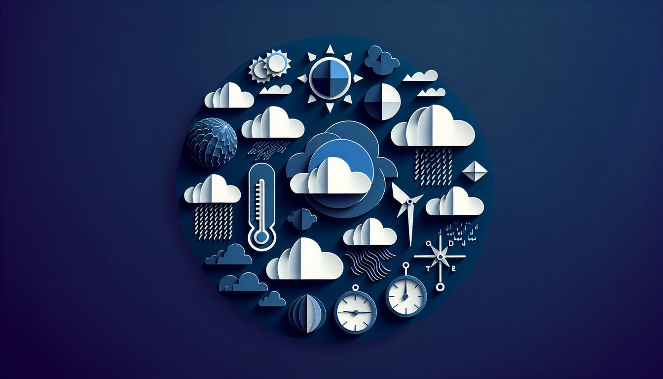 3D voxel art illustrating concepts from General Physical Meteorology course