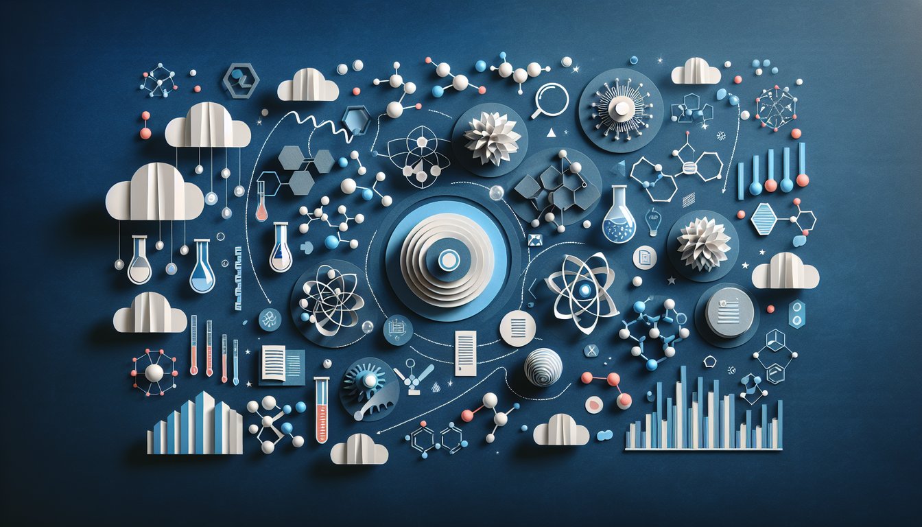 3D voxel art representation of the course Materials for Nanotechnology