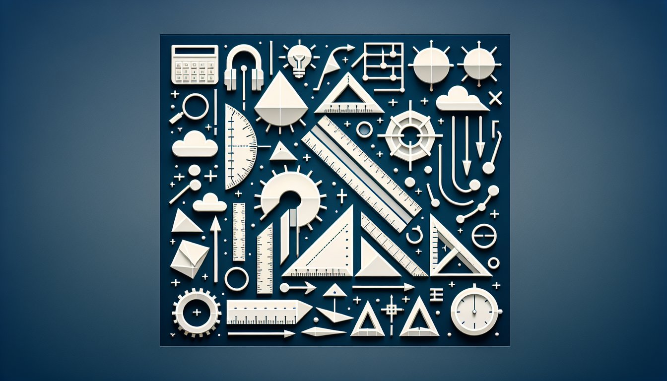 Paper art promoting Parallel Transversals Challenge quiz for high school geometry students.