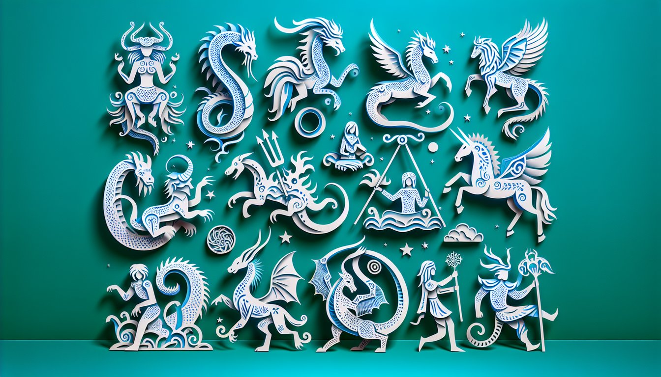 Paper art illustration for Elena of Avalor quiz on discovering your magical jaquin on a teal background