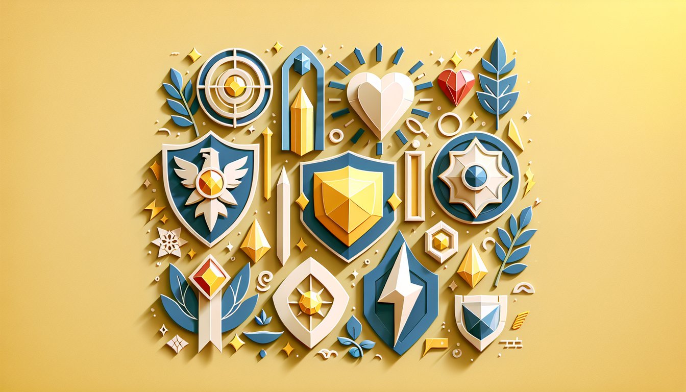 Paper art illustration of two Adachi and Shimamura schoolgirls for personality quiz on golden yellow background