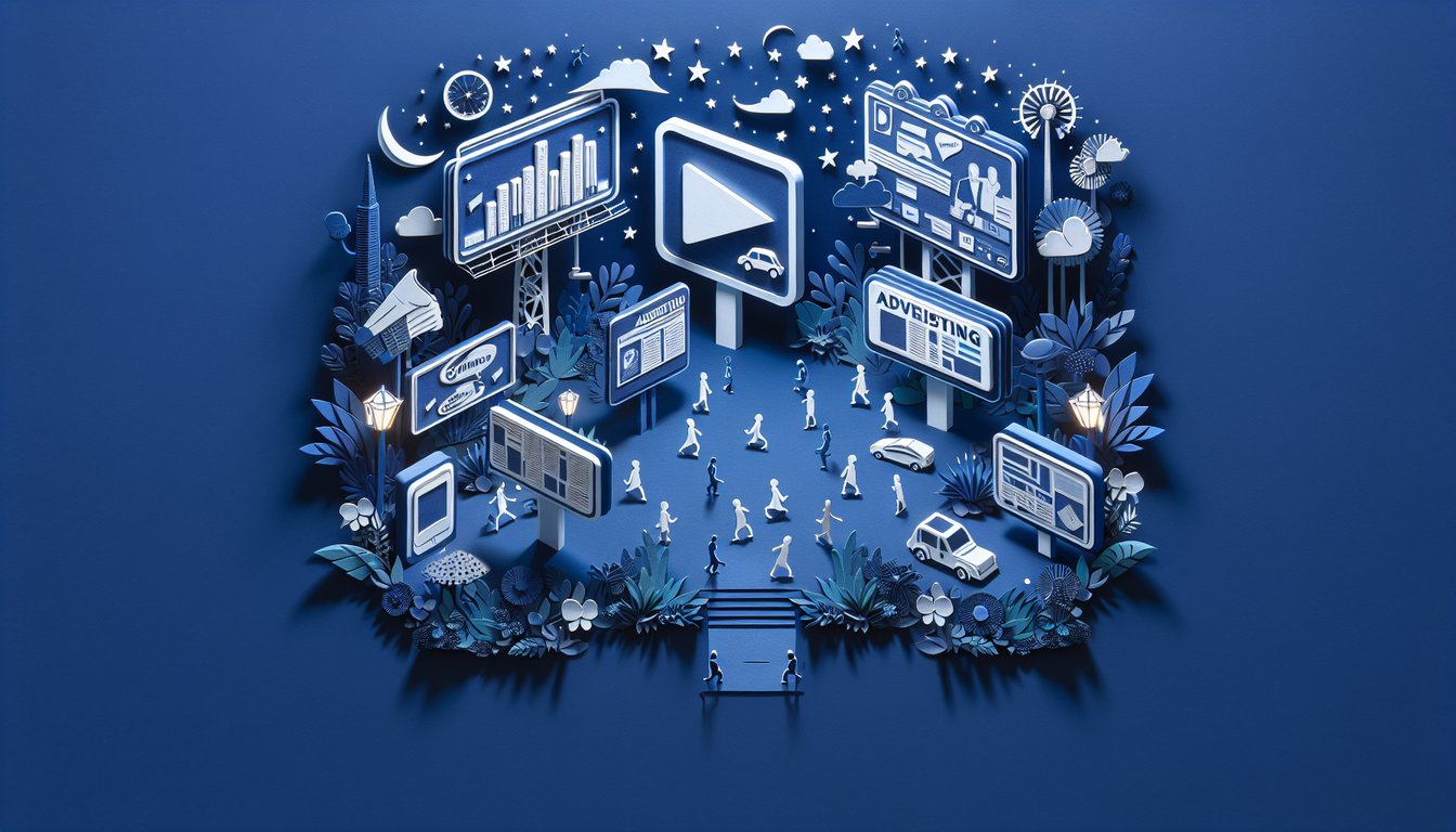 3D voxel art illustrating the concept of Advertising Immersion course