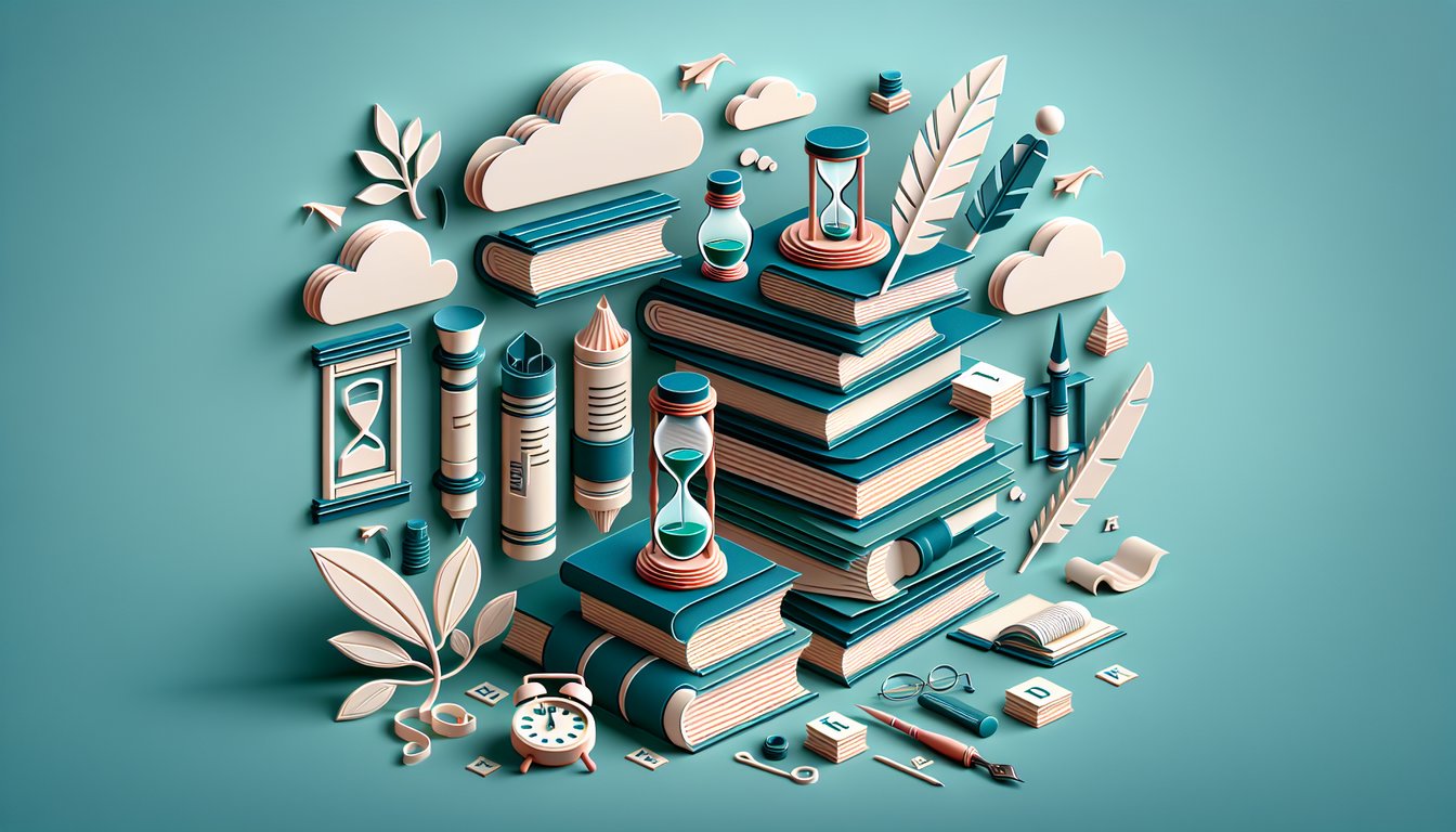 Paper art illustration for a challenging English grammar quiz on a teal background