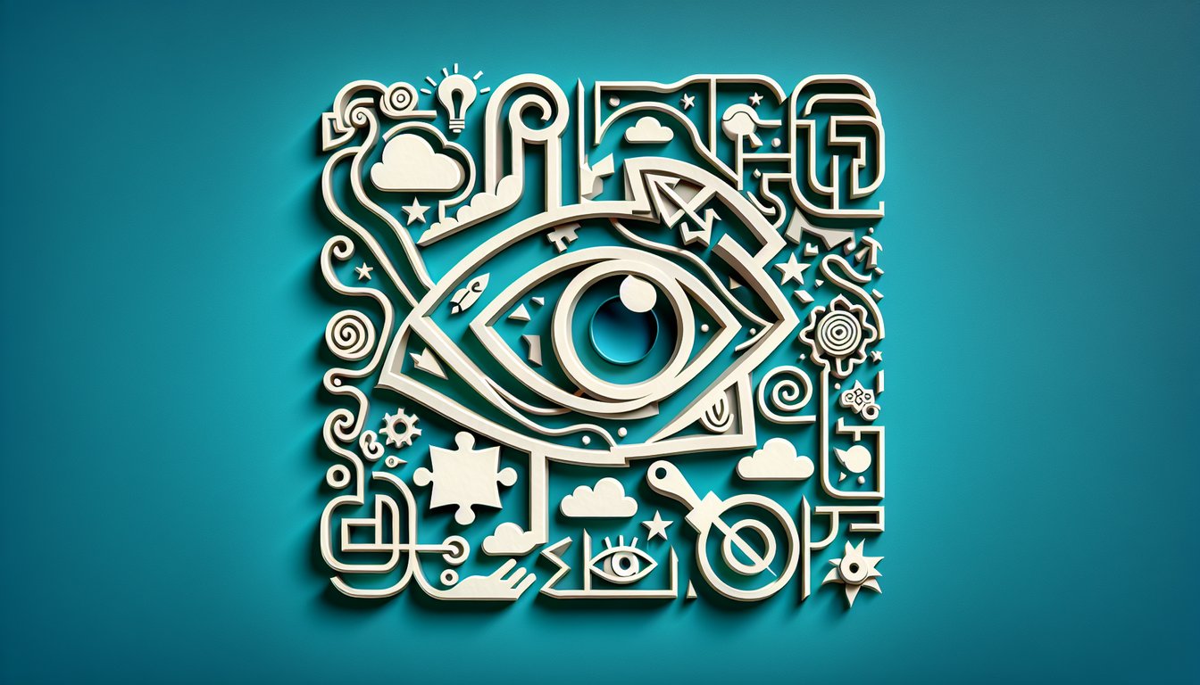 Paper art illustration for Is My Mom Manipulative quiz on teal background