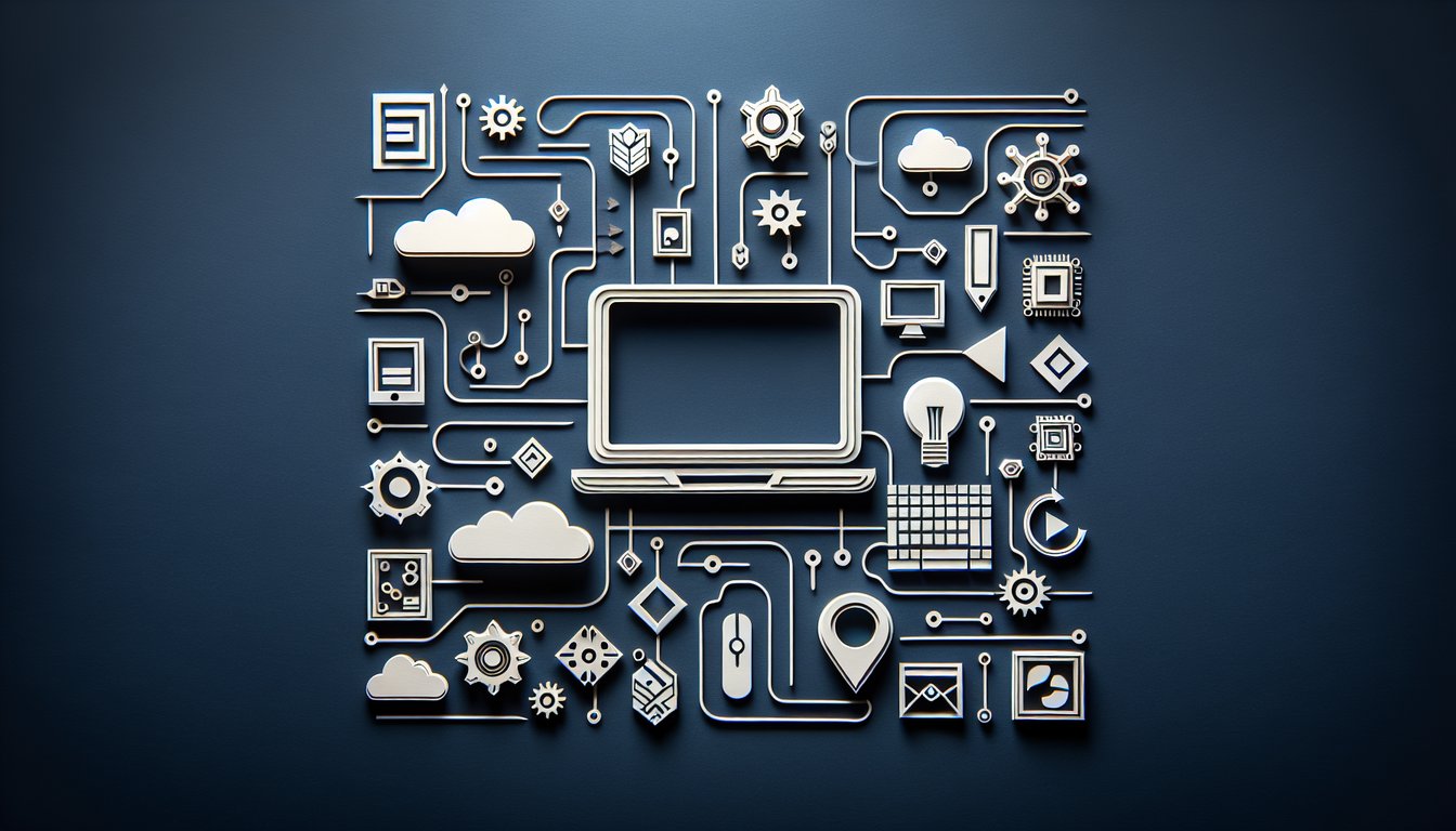 3D voxel art representing Introduction to Computing course material