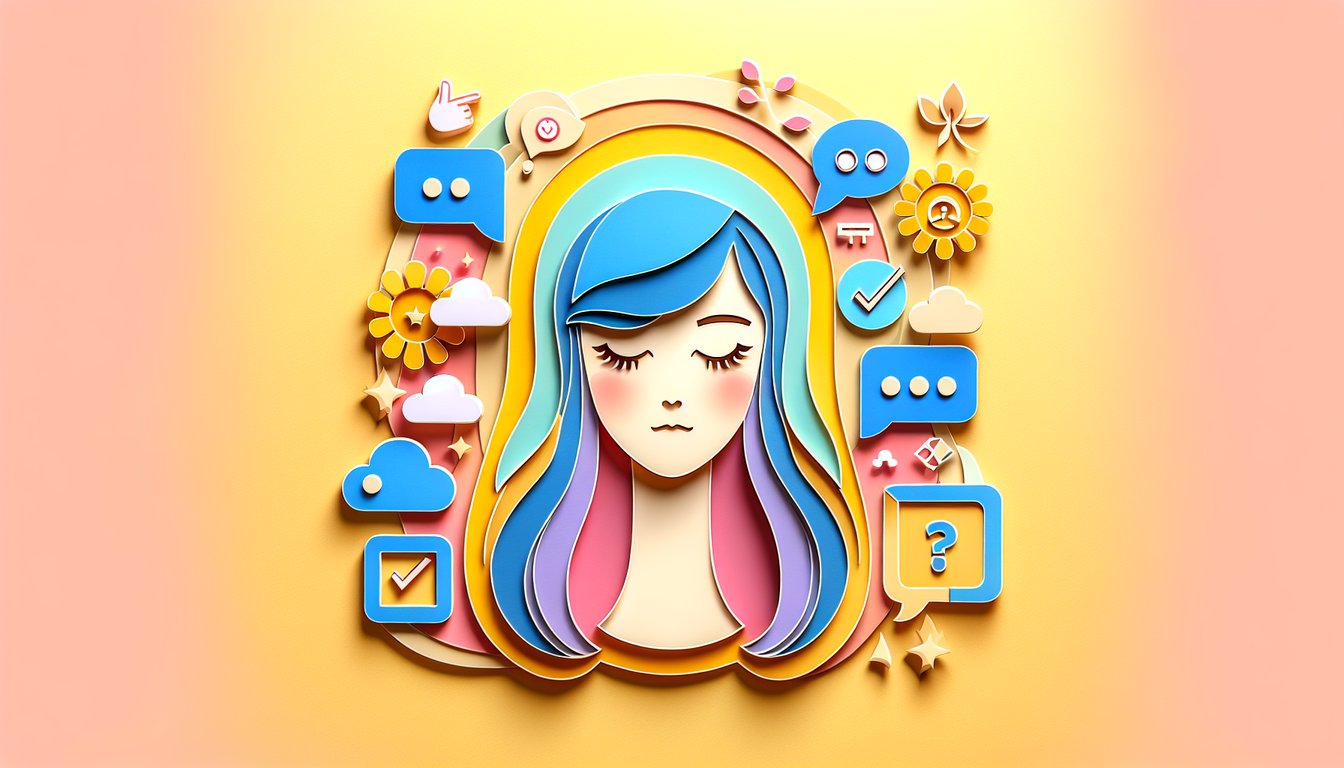 Paper art illustration for Jacob Sartorius personality quiz on a golden yellow background