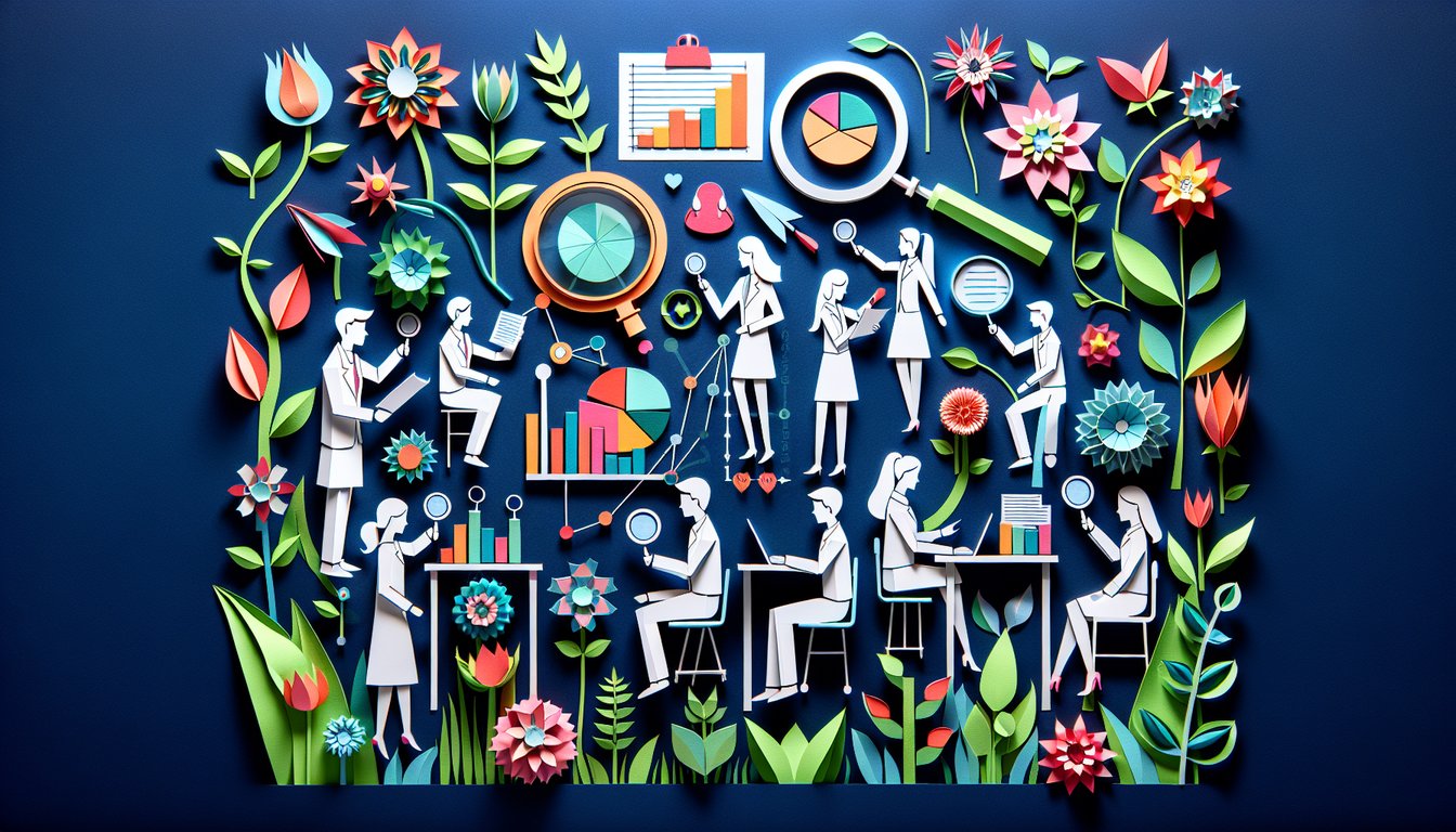 Paper art illustrating a trivia quiz to enhance high school students data interpretation skills.
