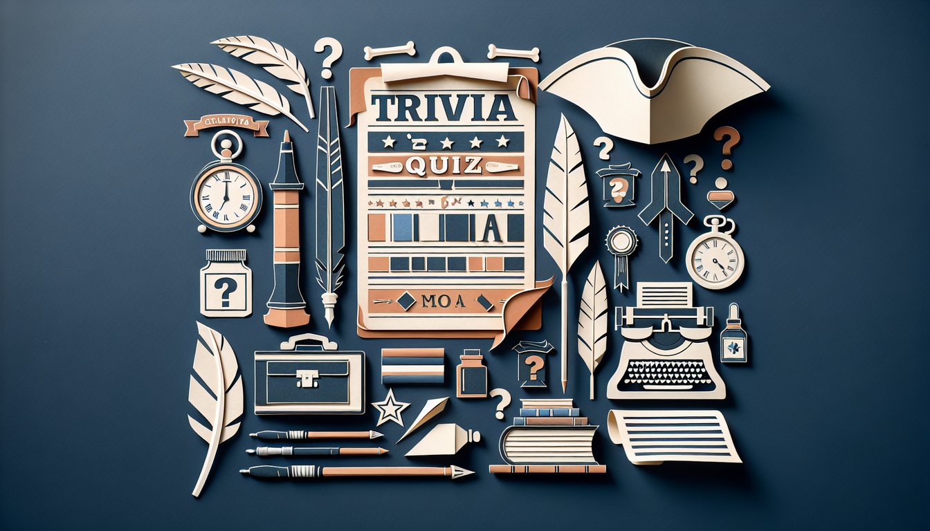 Colorful paper art promoting APUSH Unit One Challenge trivia quiz for high school students.