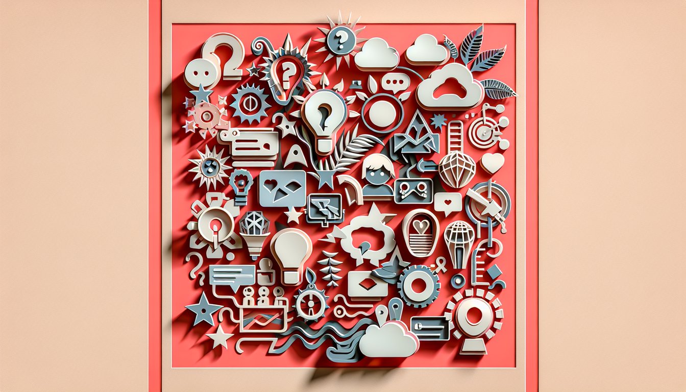 Paper art illustration of stylized South Park character faces on a coral background with quiz banner inviting fan challenge.