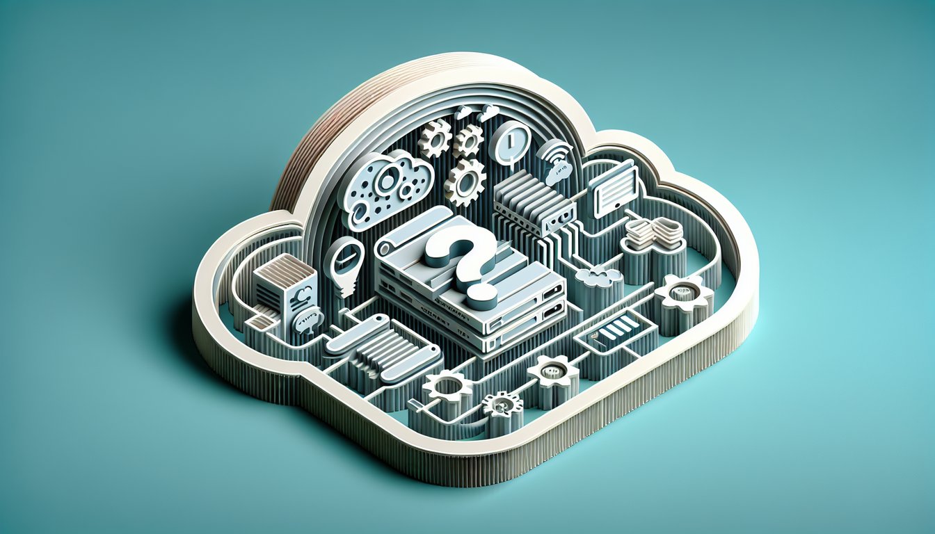 Paper art featuring printer server cables network icons on teal background for IT Essentials V5 Ch 9 print server quiz