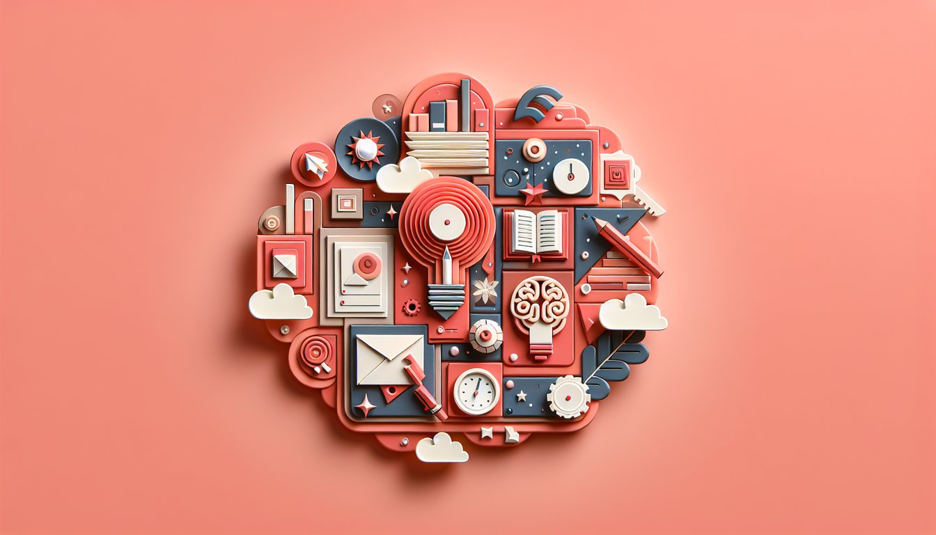 Paper art illustration of book and question marks on coral background promoting word wisdom quiz challenge