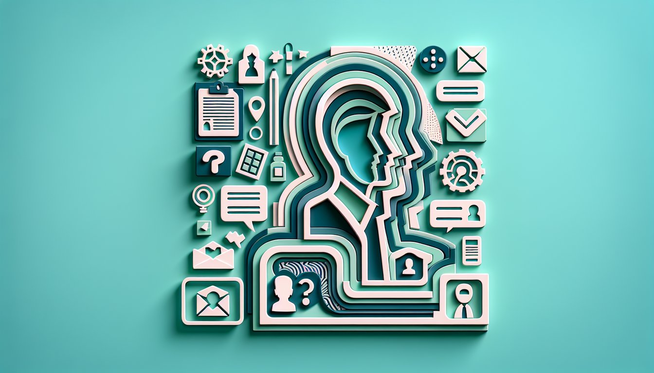 Paper art illustration for Akatsuki quiz on a teal background