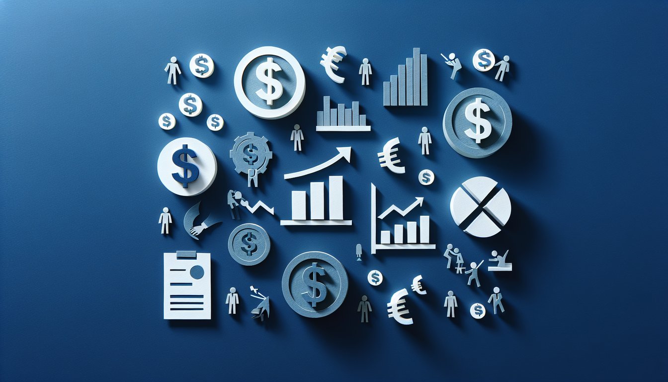 3D voxel art illustrating key concepts from the Microeconomic Principles course