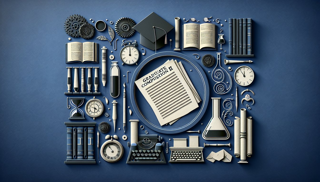 3D voxel art representing Graduate Composition II course