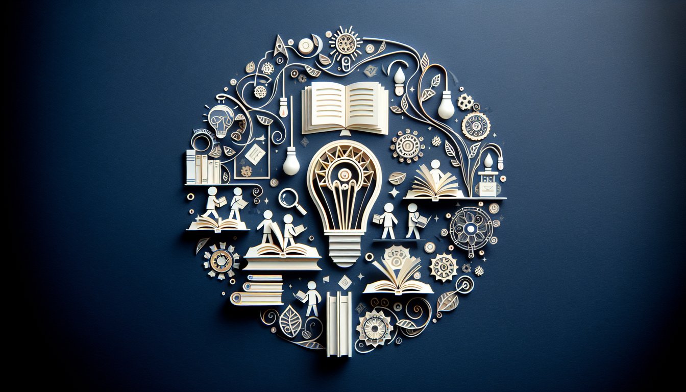 Paper art illustrating trivia quiz on Tim OBriens The Things They Carried for high school students.