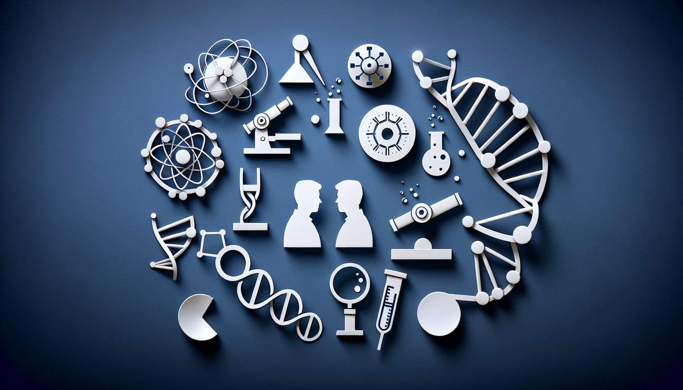3D voxel art showcasing the Communicating Science course concept