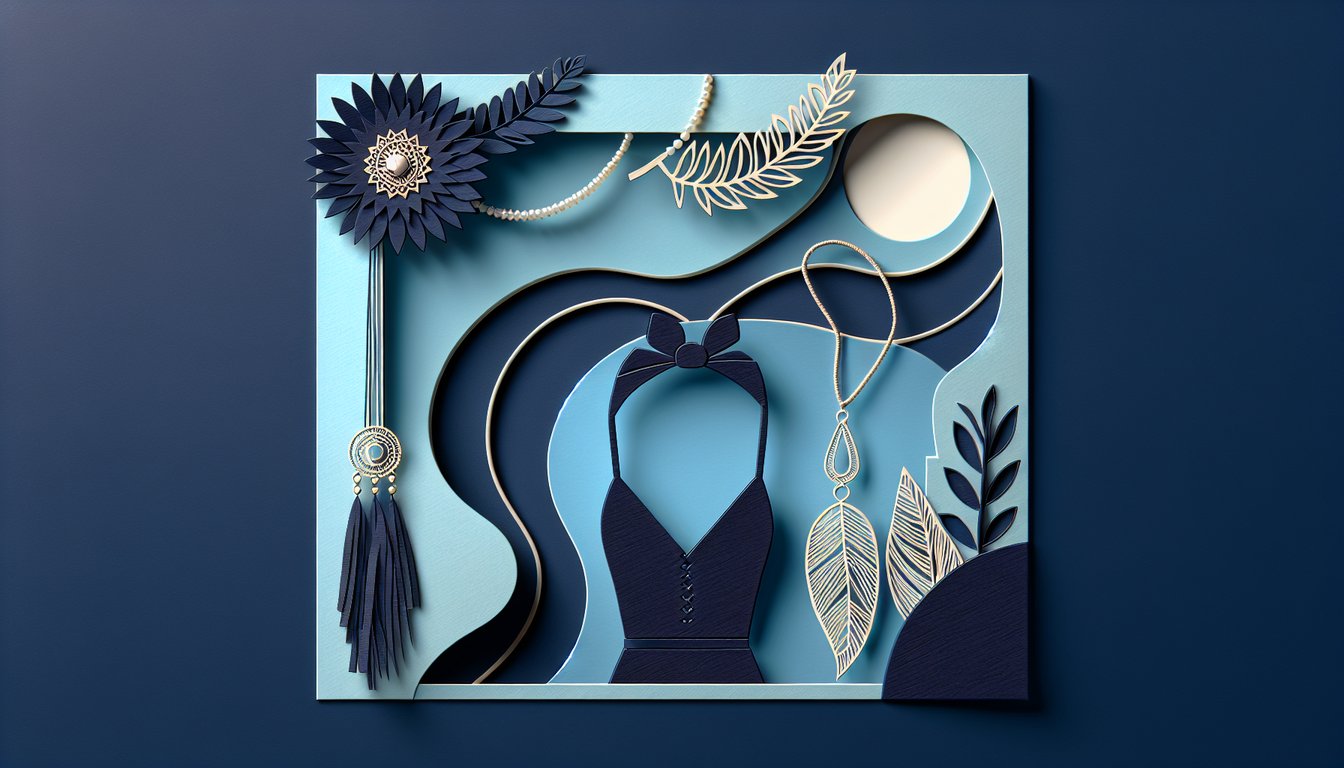 Paper art illustration for Blair vs Serena quiz on a dark blue background