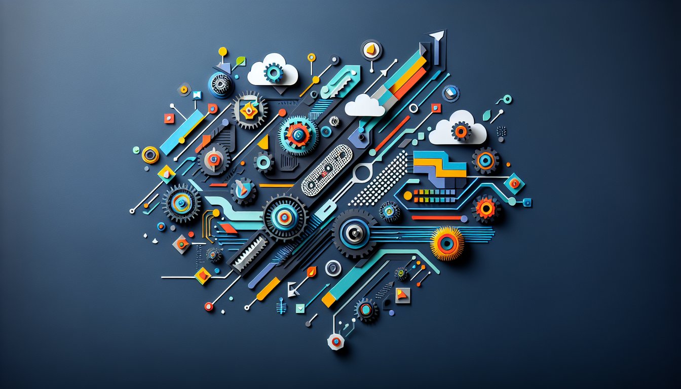 3D voxel art showcasing Design Technology and Performance course content