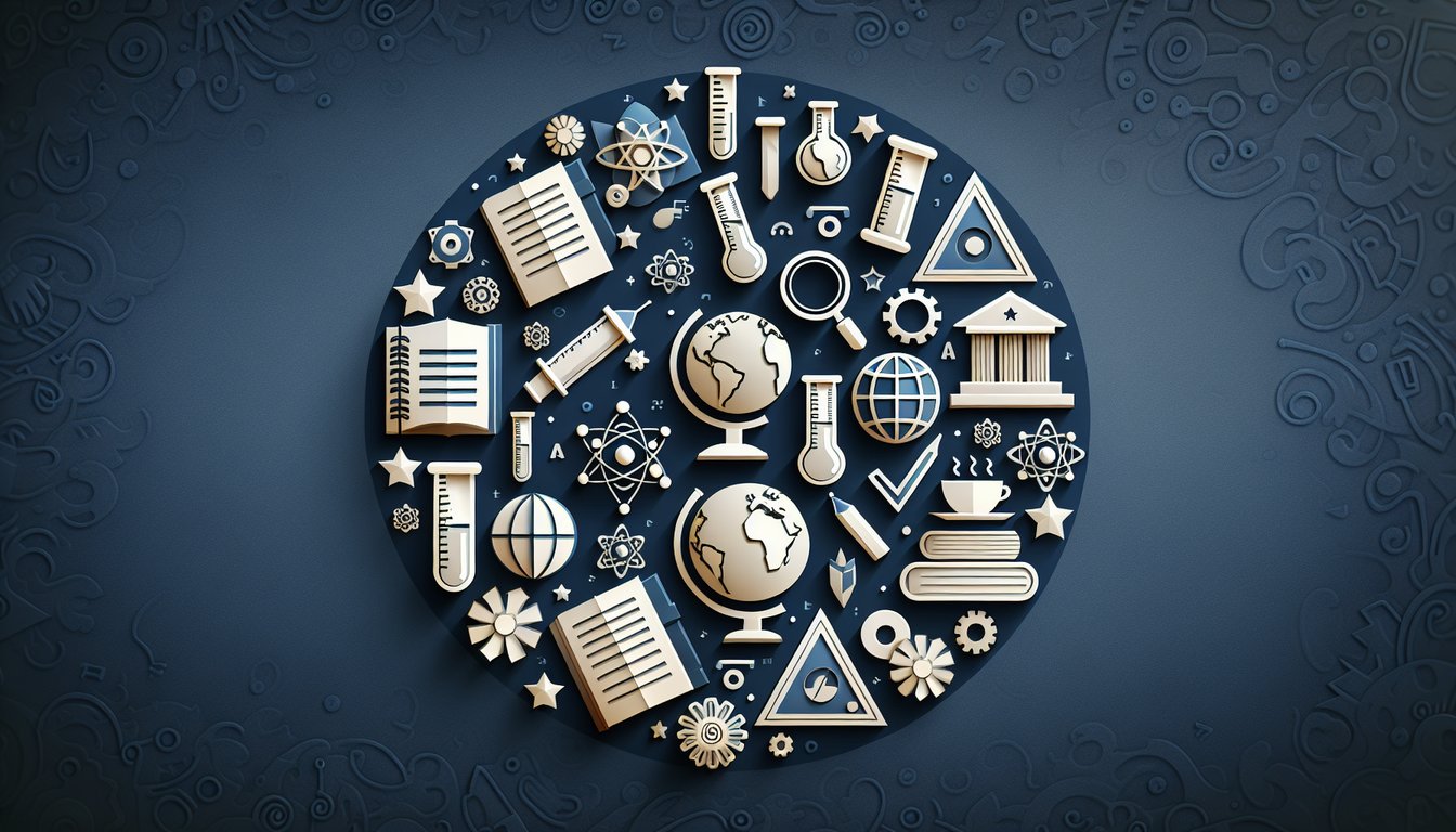 Paper art representing trivia quiz Ace It Quiz Help Answers for high school students.