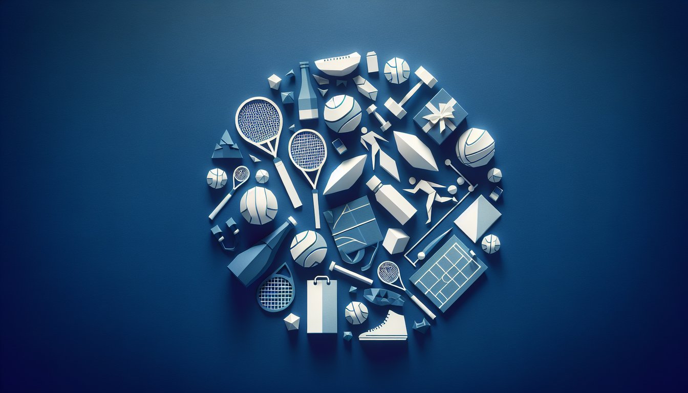 3D voxel art showcasing Sport Brand Management course content and study materials.