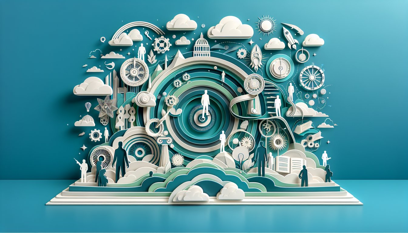 Paper art illustration with stylized hero icons on a teal background, promoting a Bakusquad personality quiz