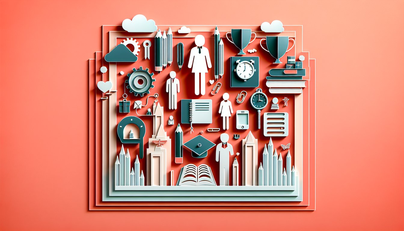 Paper art coral background Degrassi trivia quiz with silhouettes of Fiona Holly J Anya and others
