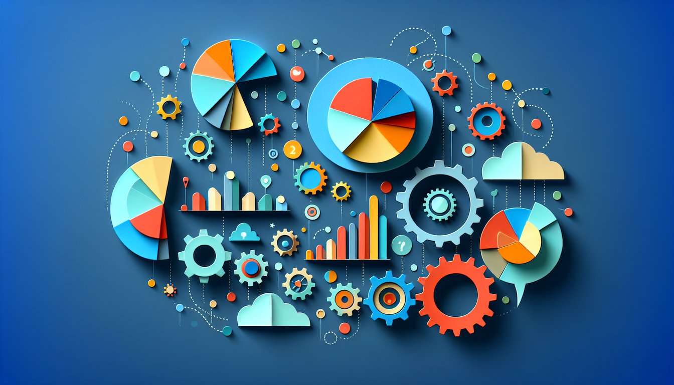Colorful paper art representing a Data Analyst Technical Assessment Quiz.