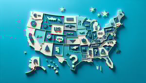 US States Quiz - No Borders Map Challenge