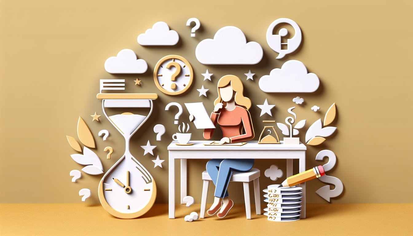 Paper art illustration for BigBang personality quiz on a golden yellow background.