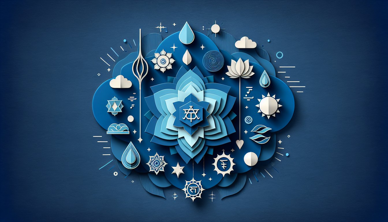 Colorful paper art depicting emotional awareness and chakra knowledge quiz theme