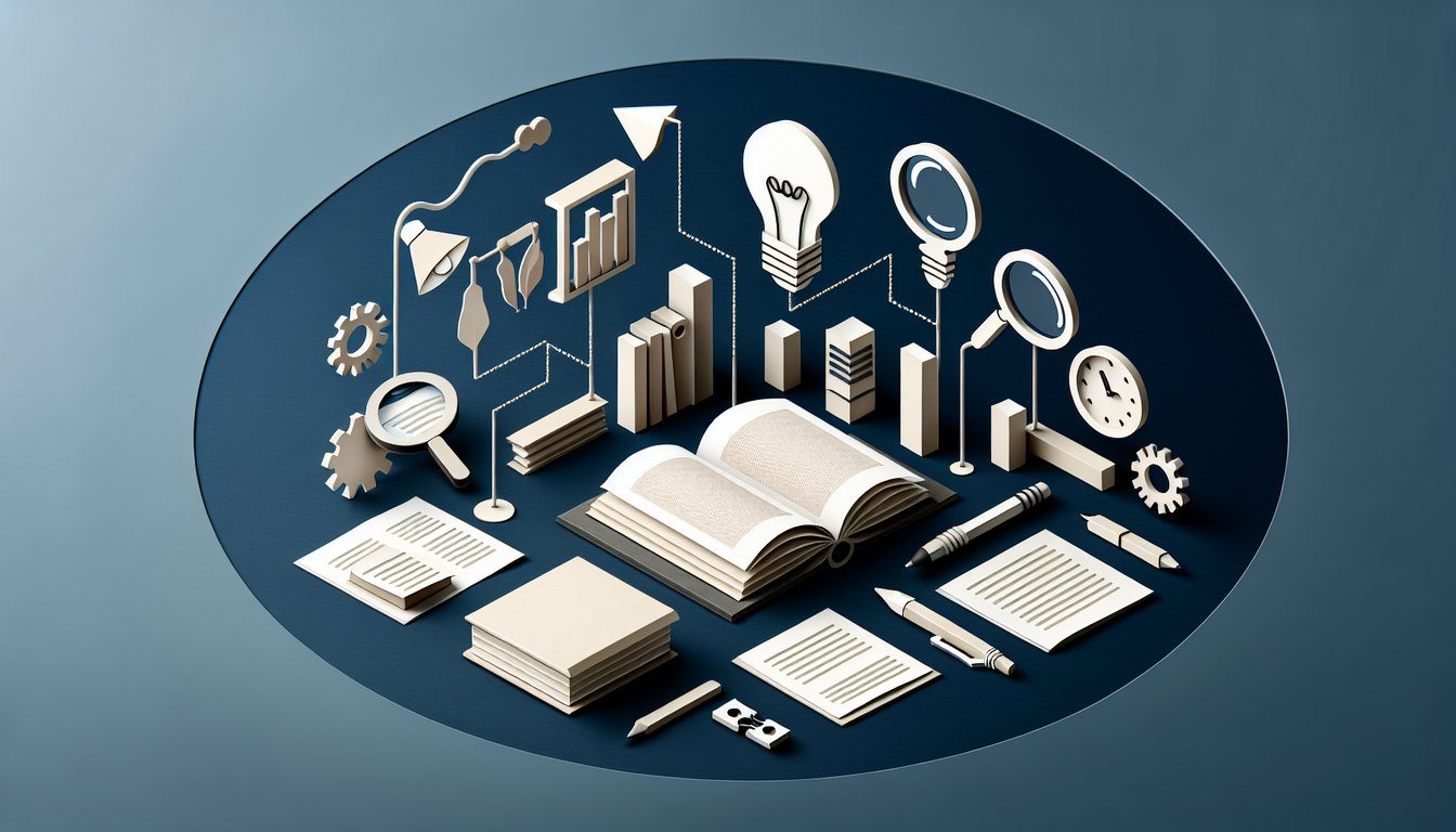 3D voxel art showcasing the concept of Individual Study and Research course.