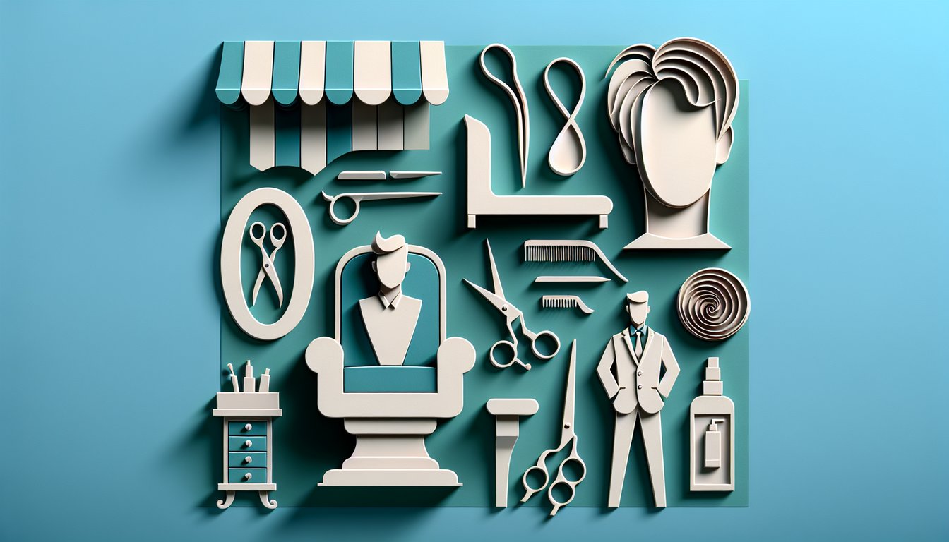 Paper art illustration featuring Dean Winchester hairstyle silhouette for quiz on teal background