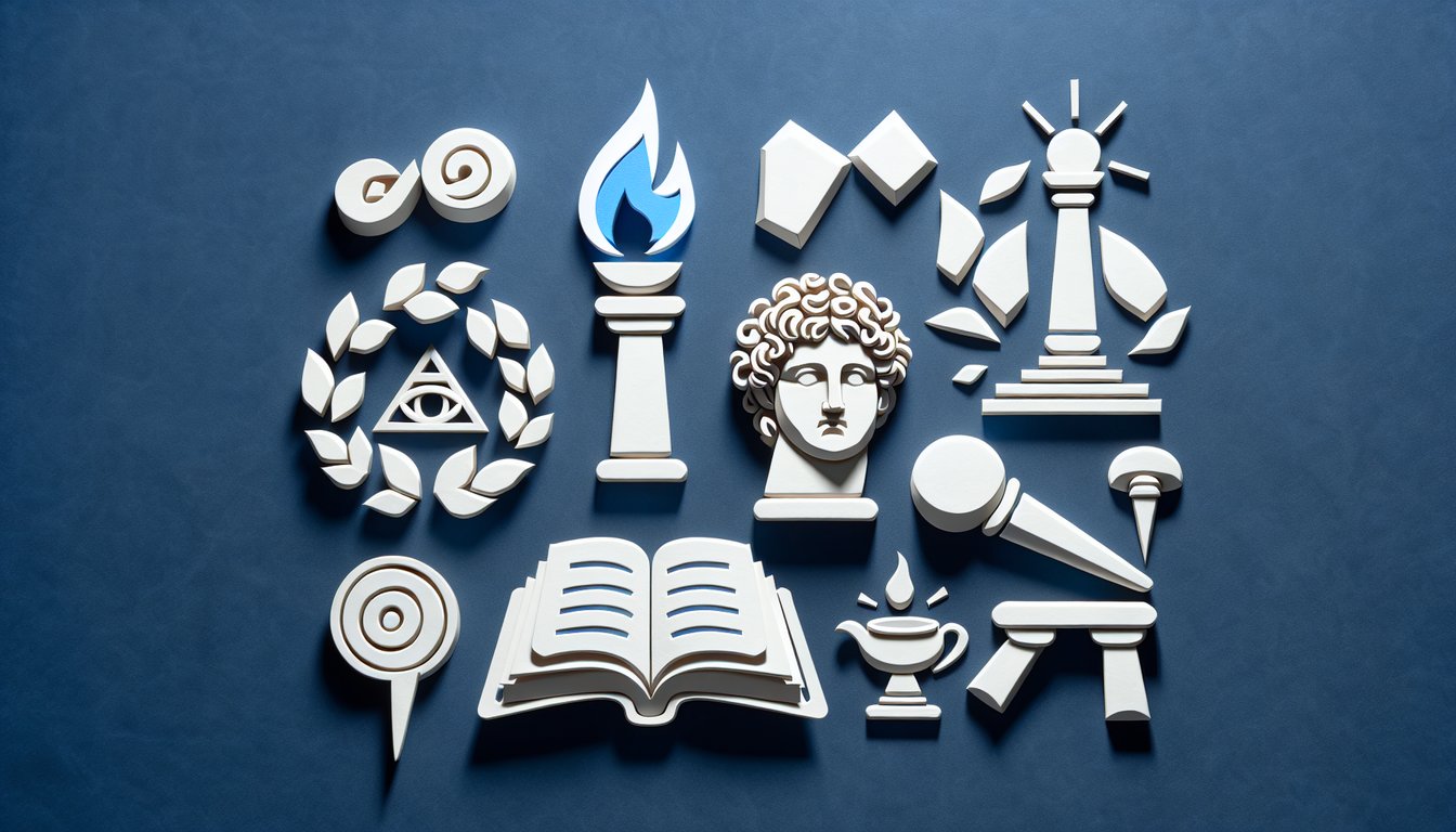 3D voxel art representing Seminar on the History of Philosophy course