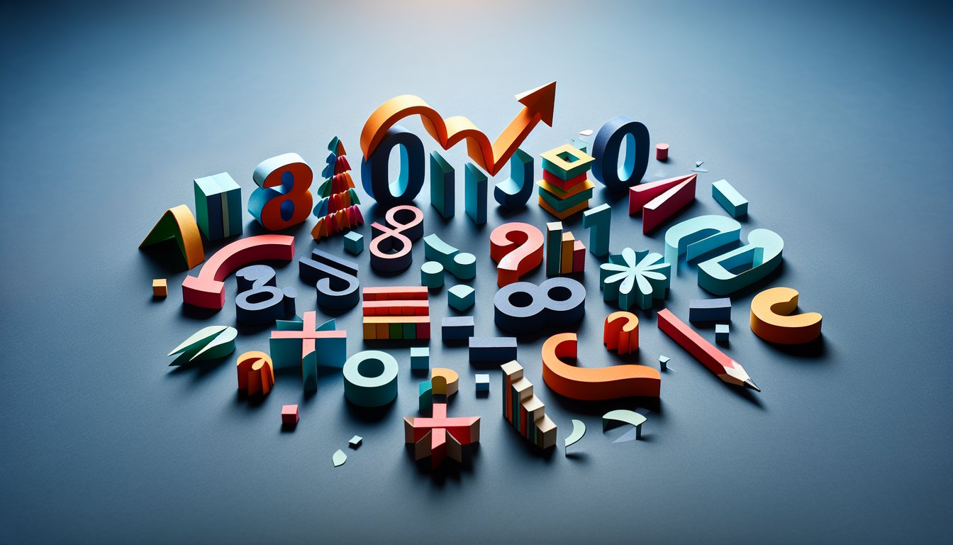 Paper art promoting Decimal Operations Mastery quiz for middle school math students.