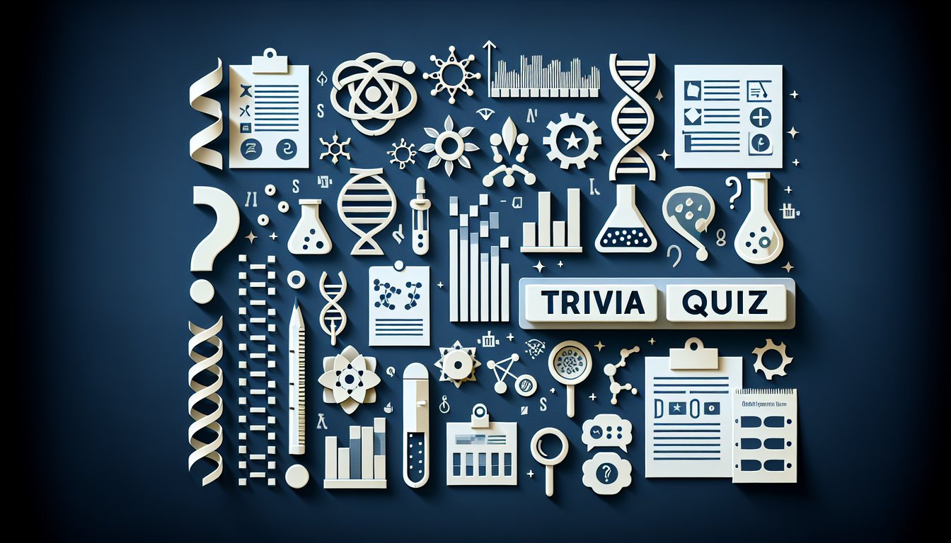Paper art depicting BDS Quiz Showdown for high school biology data science students.
