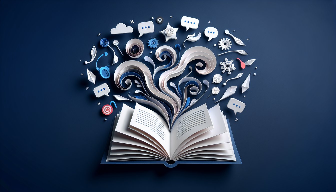 3D voxel art showcasing English Diction course materials and study resources