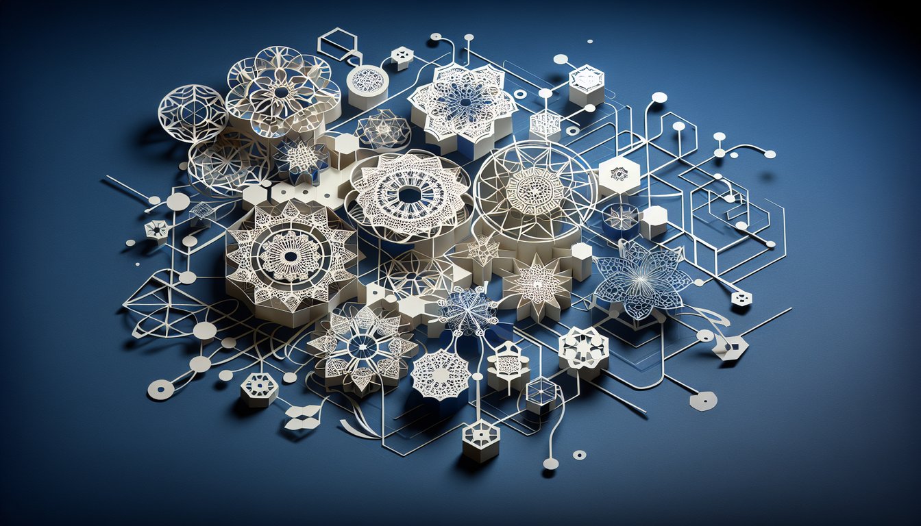 3D voxel art showcasing the Complex Variables course content in a visually engaging manner