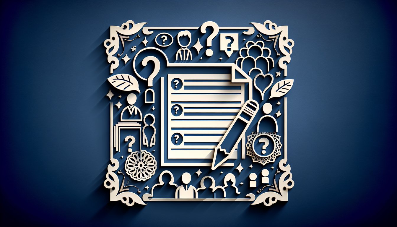 paper-cut art style south park characters circling quiz title on dark blue background