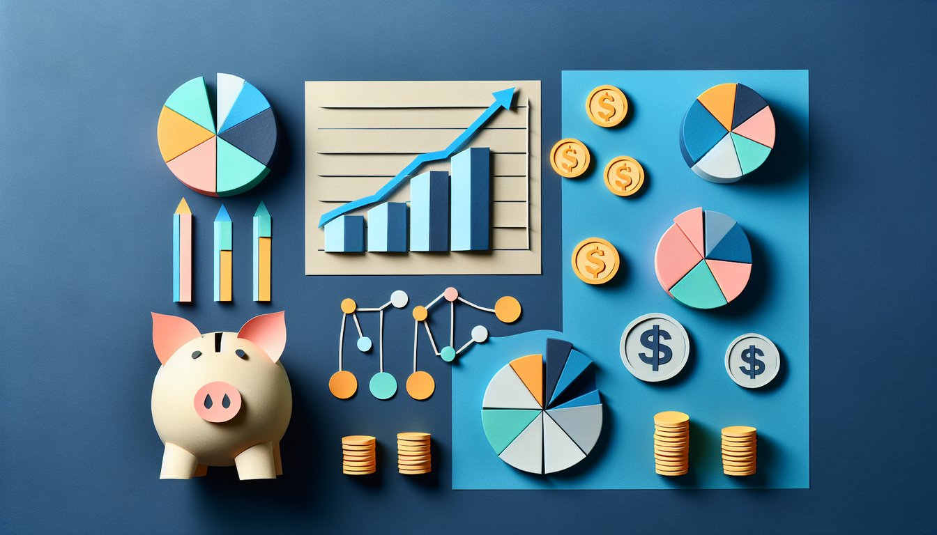 3D voxel art illustrating concepts from Personal Wealth Management course