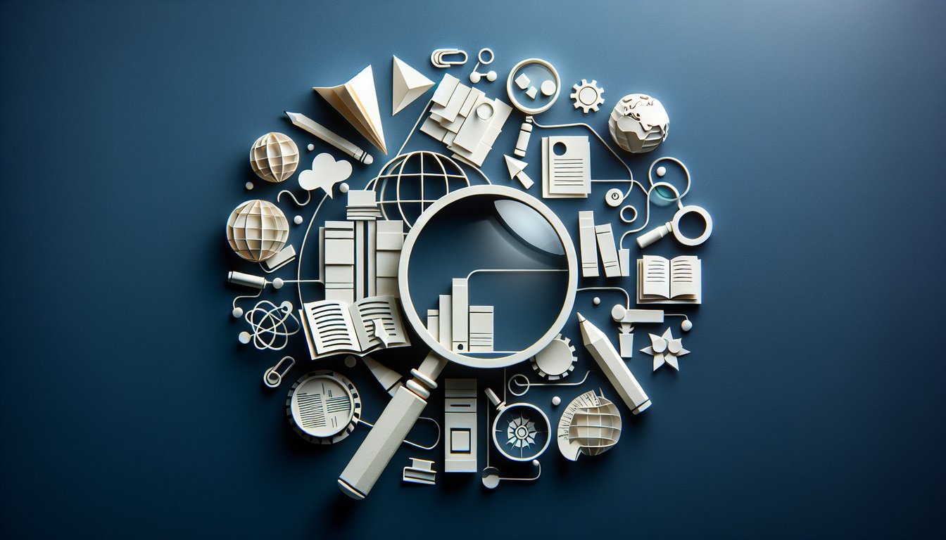 3D voxel art illustrating the concept of Individual Research course