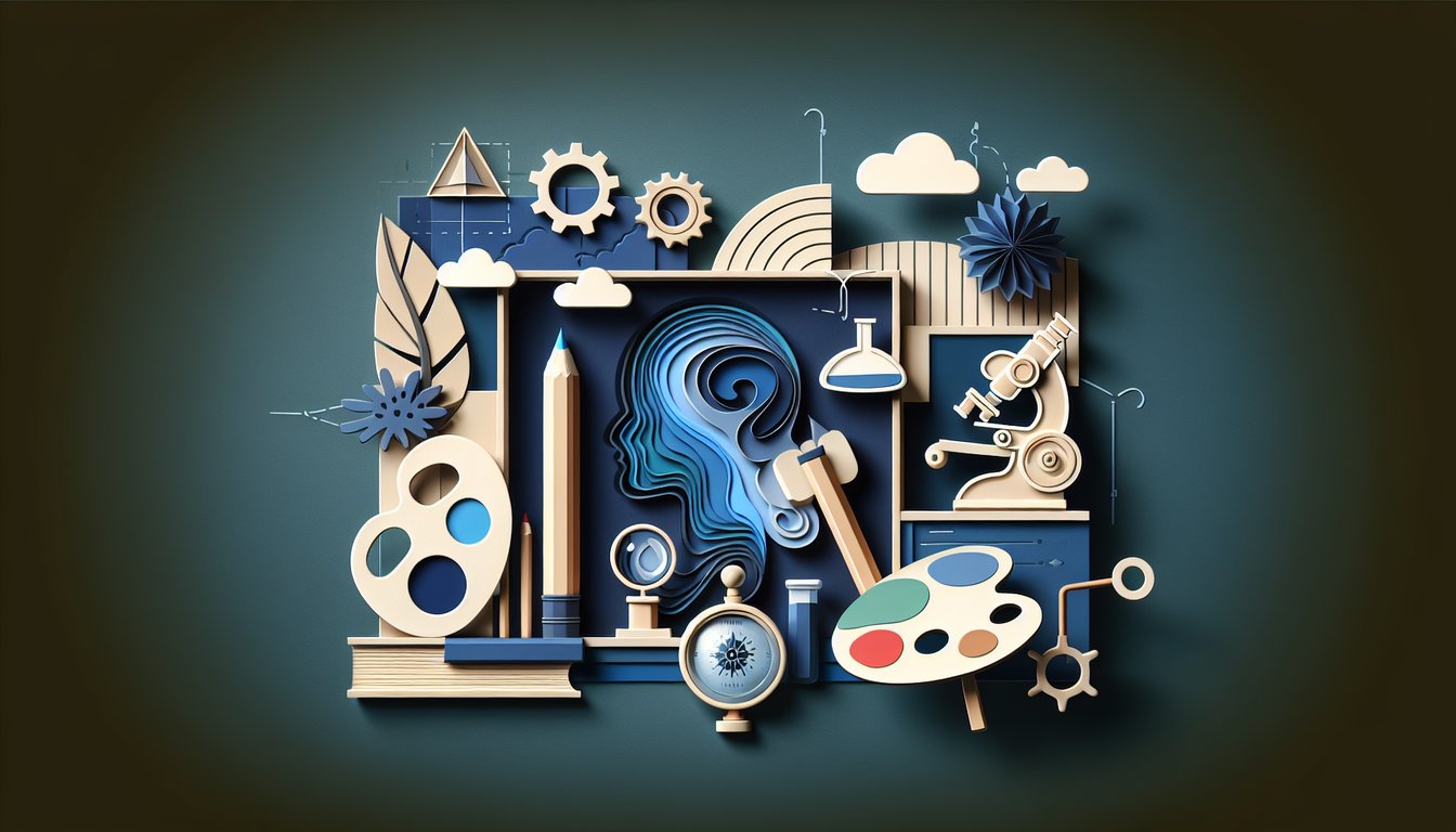 Blue Bloods personality quiz promotion featuring paper art illustration on a dark blue background