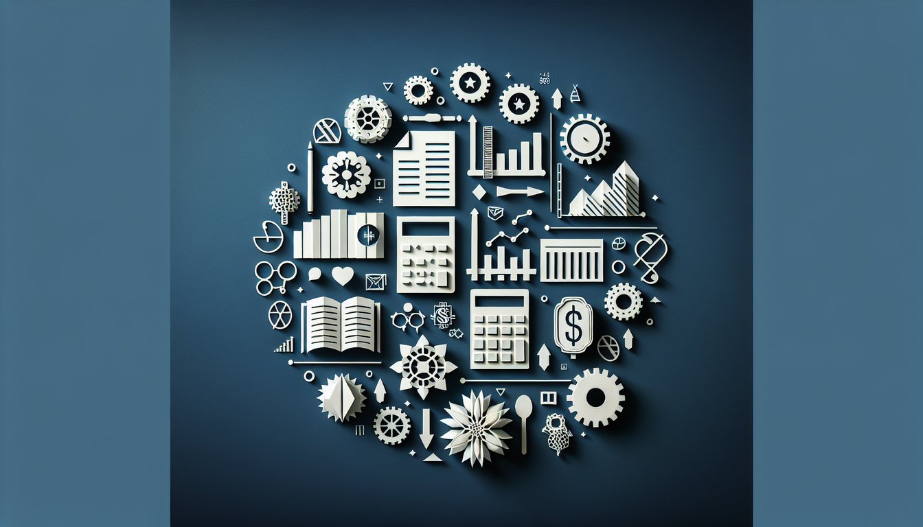 3D voxel art depicting the course Fundamentals of Accounting