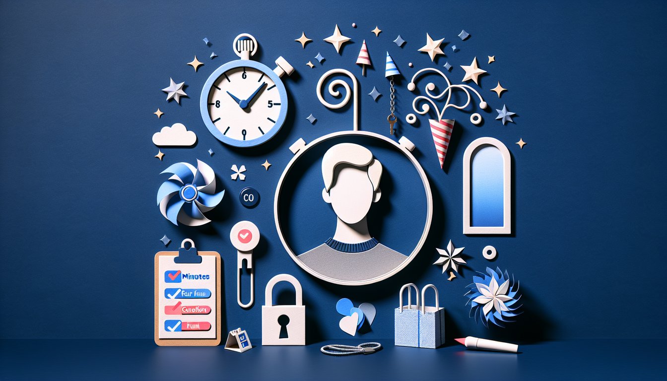 Paper art illustration of layered faces with flowers stars on dark blue for True Beauty personality quiz and K drama match