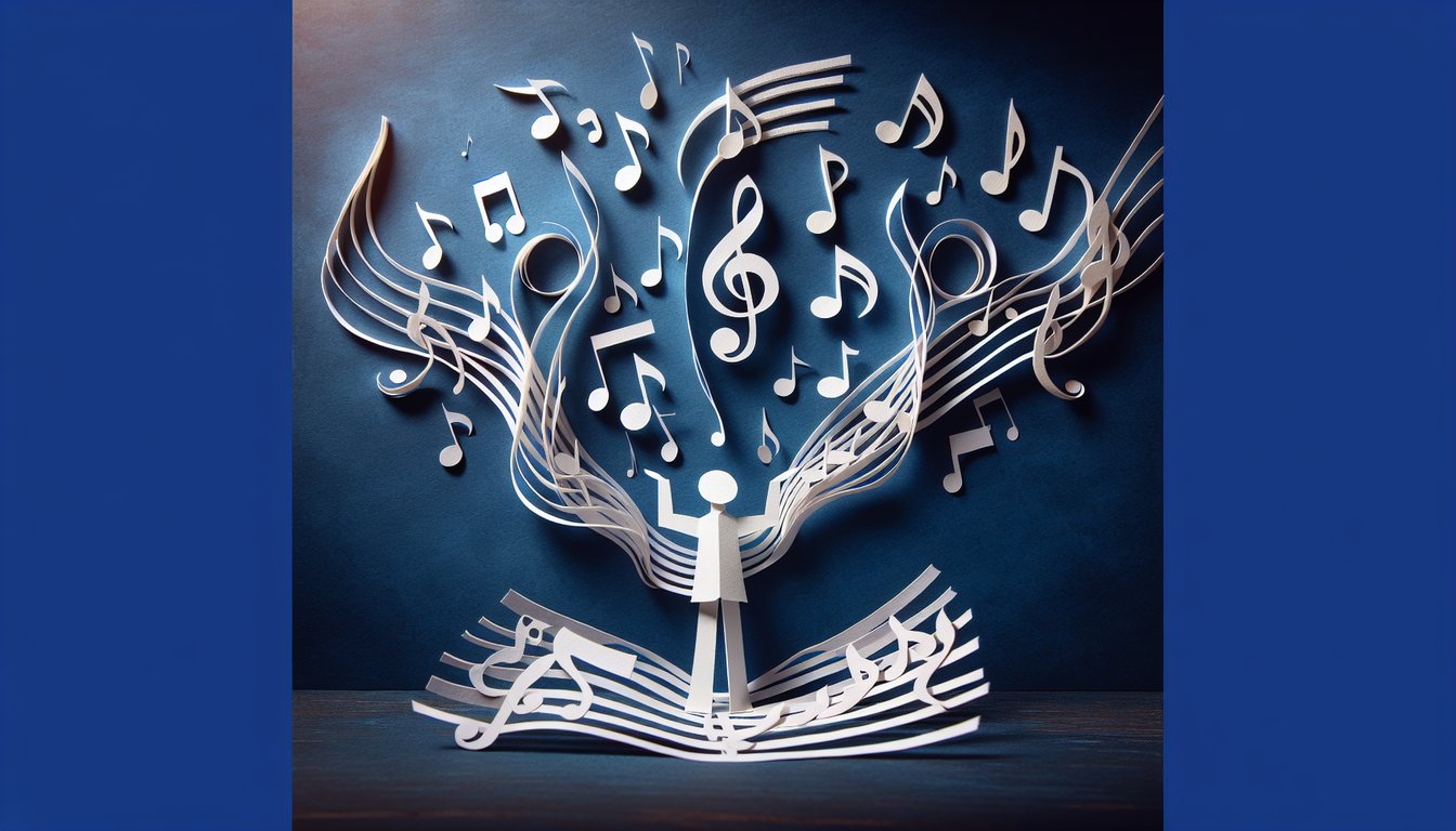 3D voxel art illustrating a Vocal Coaching course with a microphone and musical notes.