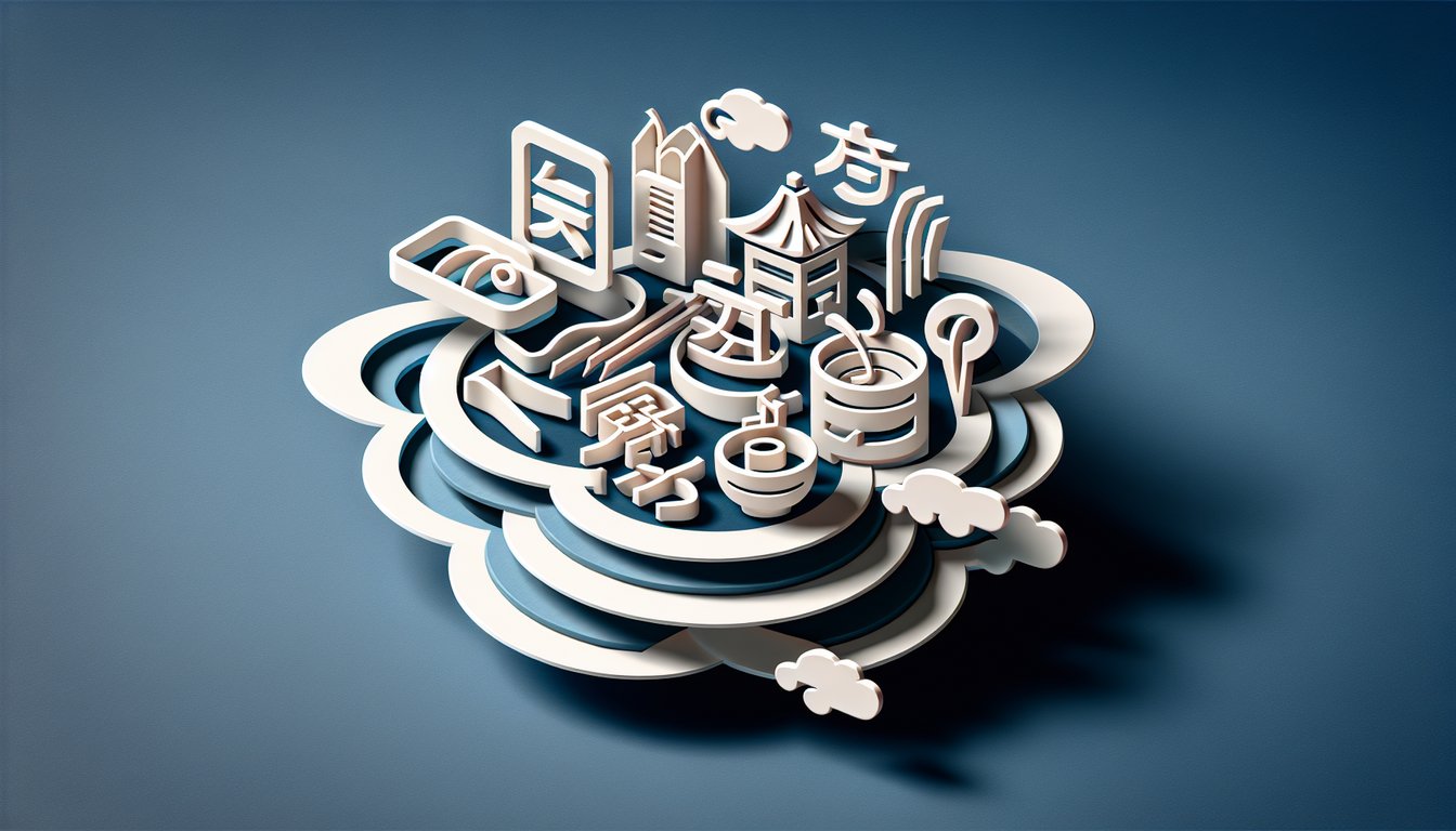 Paper art illustration of Japanese hiragana K G S series on dark blue background with quiz elements and score tracker